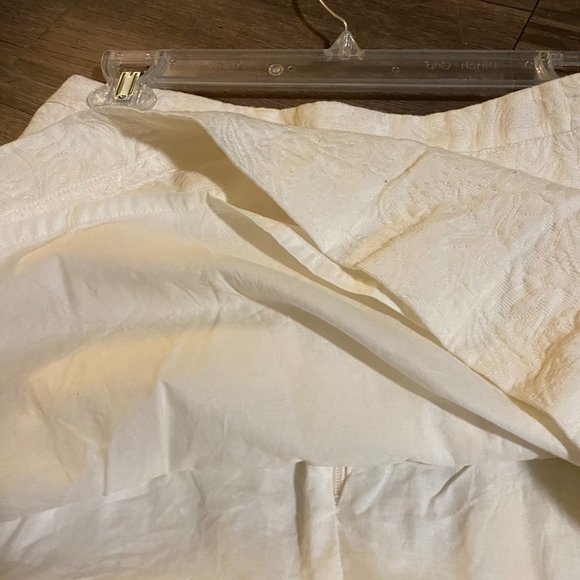 J. Crew Cream/Ivory Flare Mini Skirt - Picture 4 of 4